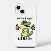 Animals Party Alligator iPhoneケース (裏面)