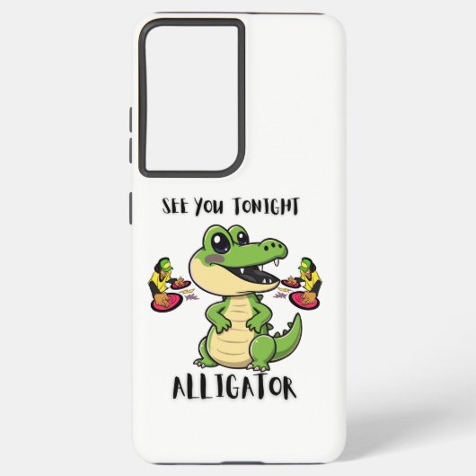 Animals Party Alligator Samsung Galaxyケース (裏面)