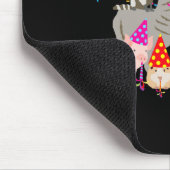 Animals Partying Cute Animals Having A Party  マウスパッド (コーナー)