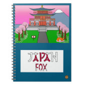Animals the World Japan Fox Notebook ノートブック (正面)