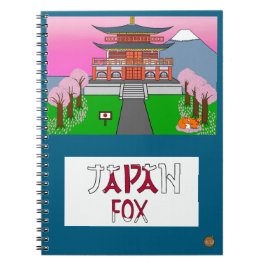 Animals the World Japan Fox Notebook ノートブック