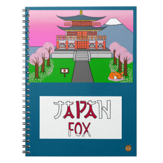 Animals the World Japan Fox Notebook ノートブック
