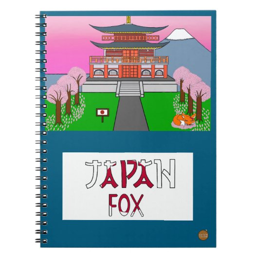 Animals the World Japan Fox Notebook ノートブック (正面)