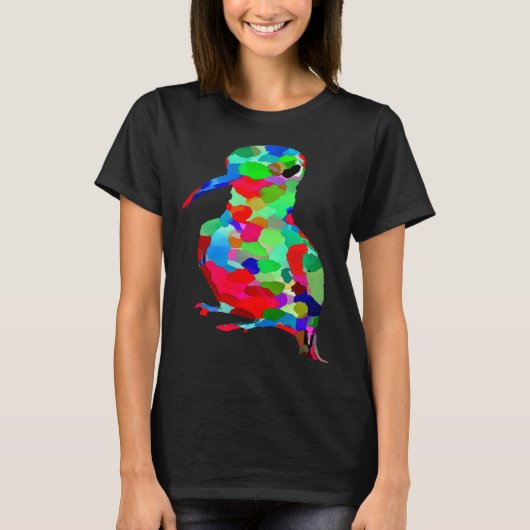 AnimalsAtPlay Bright Colorful Hummingbird Tシャツ (正面)