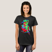 AnimalsAtPlay Bright Colorful Hummingbird Tシャツ (正面フル)