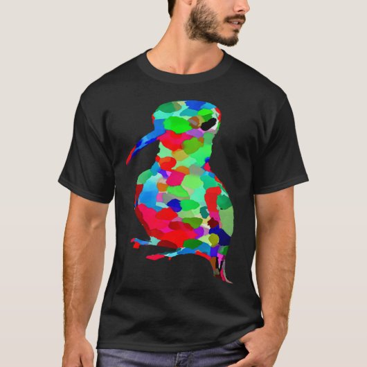 AnimalsAtPlay Bright Colorful Hummingbird Tシャツ (正面)