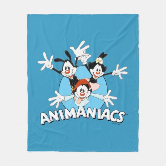 Animaniacs | Warner Siblings Arms Wide Graphic フリースブランケット (正面)
