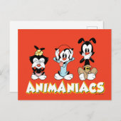 Animaniacs | Warner Siblings "No Evil" Graphic ポストカード (正面/裏面)
