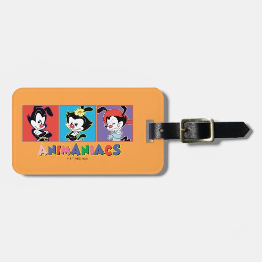 Animaniacs | Yakko, Dot, & Wakko Panel Graphic ラゲッジタグ (正面横)