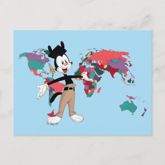 Animaniacs | Yakko's World Map Graphic ポストカード (正面)