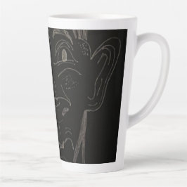 Animated Cartoon Large Mug カフェラテマグ