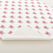 Animated Christmas bow シェルパブランケット (3/4)