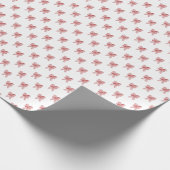 Animated Christmas bow ラッピングペーパー (角)