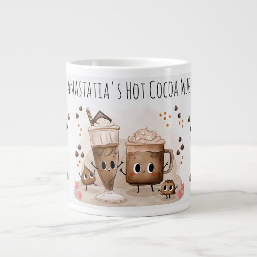 Animated Cocoa Companions Bring Joy to the Season ジャンボコーヒーマグカップ (正面)