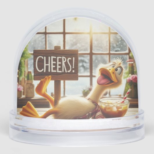 ANIMATED DRUNK DRUCK SNOW GLOBE (正面)