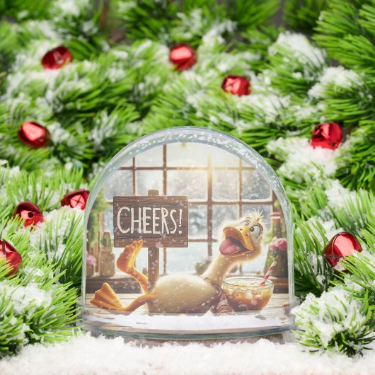 ANIMATED DRUNK DRUCK SNOW GLOBE (クリスマス)