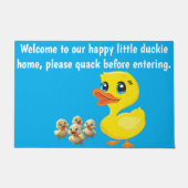 ANIMATED DUCK FAMILY DOOR MAT ドアマット (正面)