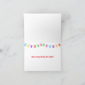 Animated Pekin Christmas Duck  カード (内部)