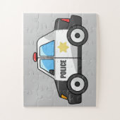 Animated Police Car ジグソーパズル (縦)