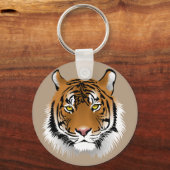 Animated Tiger Face キーホルダー (正面)