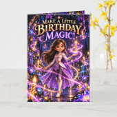 AnimatedLabbs ノヴァ 誕生日 マジック カード (黄色い花)