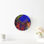 Animation Collage  ラウンド壁時計 (ホーム)