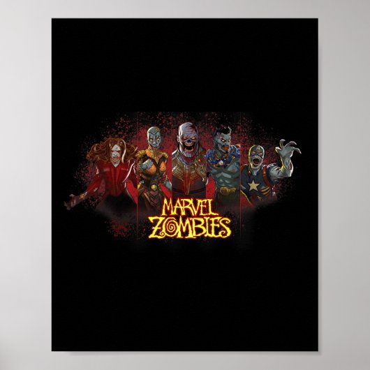 Animation Zombies Undead Heroes And Villains  ポスター (正面)