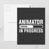 Animatorの学習中 ポストカード (正面/裏面)