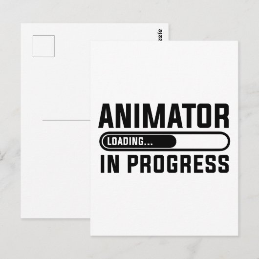 Animatorの学習中 ポストカード (正面/裏面)