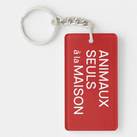 Animaux Seuls a la Maison Keychain キーホルダー (正面)
