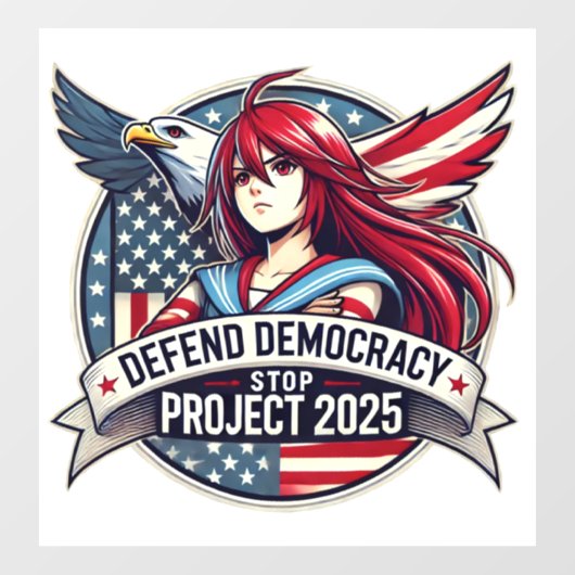 Anime ストップ Project 2025 ウィンドウサイン (シート)