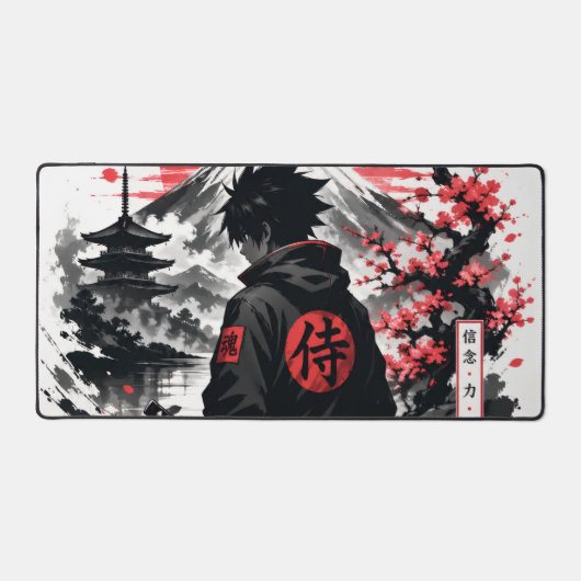 Anime Aesthetic Mouse Pad デスクマット (正面)