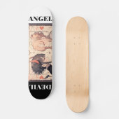 Anime Angel Devil Deck, Room Wall Art スケートボード (正面)