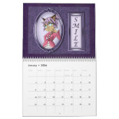 Anime Animal 2026カレン前向きダー カレンダー (1月 2026)