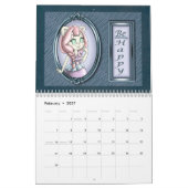 Anime Animal 2026カレン前向きダー カレンダー (2月 2027)