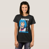 Anime Anytime Anywhere Anime Girl Tシャツ (正面フル)