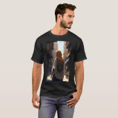 Anime Arab Women Walking through Middle Eastern Ci Tシャツ (正面フル)