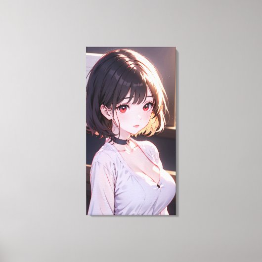 Anime Art. キャンバスプリント (正面)