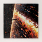 Anime art with vibrant sky ジグソーパズル (横)