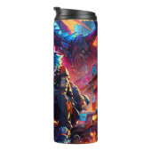 Anime Boy and Dragon in a Dystopian World タンブラー (回転右)