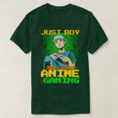 Anime Boy Playing Video Games Funny  Tシャツ (デザイン正面)