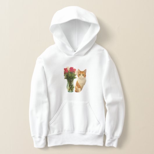 Anime Cat Girls Hoodie Cute Kawaii Kitty (レイダウン)
