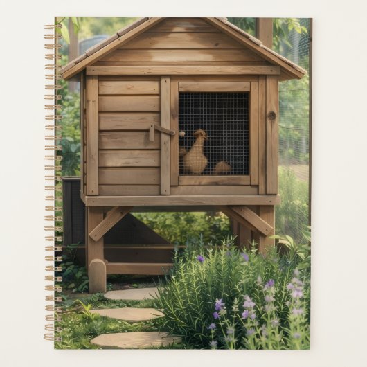 Anime Chickens in Chicken Coop Planner プランナー手帳 (正面)
