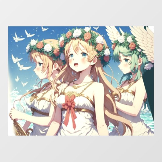 Anime Chor ウィンドウサイン (シート)