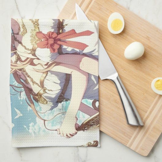 Anime Chor キッチンタオル (四つ折り)