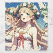 Anime Chor ワインラベル (シングルラベル)