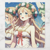 Anime Chor ワインラベル (シングルラベル)