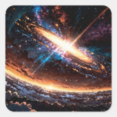 Anime cosmic event スクエアシール (正面)