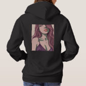 Anime Cosplay Ethereal Vector Portrait Hoodie パーカ (裏面)