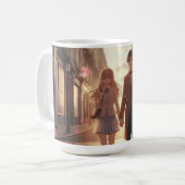  Anime Couple Valentine's Day Mug コーヒーマグカップ (正面左)